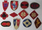 Wwii Patches Mixed Us Army Military Lot Of 57 Plus 2 Brass Pins World War Ii