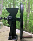 Antique American Stover No  32 Cast Iron Grain  Corn   Coffee Burr Mill Grinder