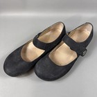 Dansko Black Beatrice Leather Mary Jane Clogs Comfort Shoes Women Size 38 7 5-8