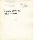 Sammy Davis Jr Frank Sinatra Daughter Nancy Rat Pack Type 1 Original 8x10 Photo