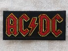 Ac dc Logo Embroidered Sew On Iron On Patch 3  X 1 5  New