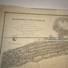 Survey Of The Coast Nautical Chart Mississippi City Harbor Ms Us Navy Civil War