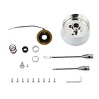 30  Stainless Column Shift Tilt Manual Steering Column W  Ignition Key   Adapter