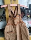 Antique Childs Trousers Brown Cotton Handmade Charming 23 
