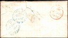 1841 Gb Penny Red Plate 40 Cover Newark To Nottingham Folded Letter