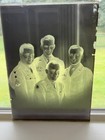 Antique Glass Negatives Lot Of 2 Army Servicemen Matched Pair 5 X 7