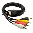 5pin Din Male Midi To 4 Rca Male Audio Cable For Naim Commodore64 Atari Ti-99 4a