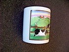 Cows In Pasture Ceramic Mug Coffee Cup Flat Cow Handle