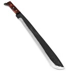 Voorhees Extra Long Carbon Steel Full Tang Outdoor Bush Machete   Free Sheath