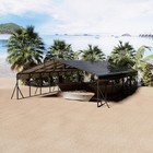 20x40 Ft Metal Carport With Galvanized Steel Roof  Extra Tall Rv Car Garage