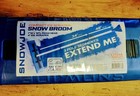 Snow Joe 2 In 1 Telescoping Snow Broom   Ice Scraper 18  Foam Head Compact 48 