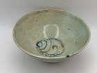 Ming Dynasty Porcelain Bowl W conch Or Whelk Motif  Ca  16th Or Early 17th Cent 