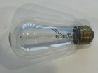Vintage Pair Clear National Mazda Lamp 23w 130v Light Bulb Fn1741 Street Railway