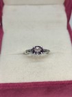 Vintage Alexandrite Ring  Engagement Ring  925 Sterling Silver Ring  Anniversary