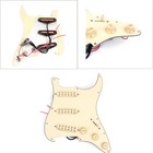 Genuine Alnico V Pickup Double Coil Loaded Pickguard For St Strat Stratocaster