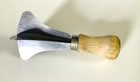 Hand Held Food Chopper Stainless Steel Empire Made Nys Vtg Kitchen Wood Handle