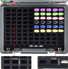 Flash Drive Case Usb Memory Stick Sd Card Storage Organizer- Holds 104pcs Thumb