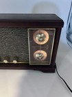 Vintage Arvin Model 35r48 Am fm Tube Radio Walnut 1960   s Desktop Works Read  