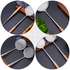 Serving Spoon Kitchen Serving Ladle Sauce Ladle Fryer Spoon Frying Flat
