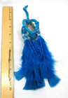 Native American Made 2  Double  3d  Dream Catcher  Teal Dreamcatcher  Coa   9