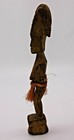 Wood Carved 9  Tribal Ethnic Primitive African Or Polynesian Fetish Vtg Figure