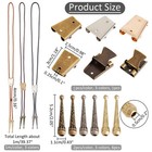 Bolo Tie Making Kit  Bolo Tie Tips End Caps Kit Bolo Tie Buckle Accessories W   