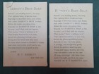 Lot 1880s Antique 2pc Babbitt s Soap Snow Sled Child Box Ny Victorian Trade Card