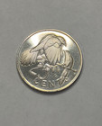 1973 British Virgin Islands 25 Cents     Mangrove Cuckoo   Km  4   Franklin Mint  