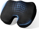 Extra Large Memory Foam Seat Cushion Perfect For Office Chair -black