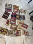 Lot Of 28 Tobacco Premium Cigar Felt Flags Mostly Native Indians