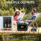 Marbero 88wh Portable Power Station 120w Solar Generator For Camping