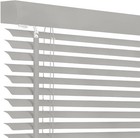 Cordless Window Minds Mini Blinds 1  Slats Gray Vinyl Blind 64  Length