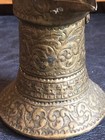 Ml Vintage Middle Eastern Pressed Brass Hand Forged Coffee Pot 77 Grams Weight