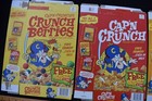   2010 Cap n Crunch - 3 Retro Cereal Boxes Lot - Smedley   Crunchberry Beast  