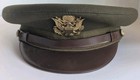 Ww2 Us Army Officer Beaver Felt Visor Havy - Roos Bros California 7 3 8 - Clean