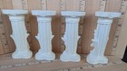 8 Rare Vtg Chalkware Coast Novelty Ornate  Cherib Angel Wedding Cake Pillars 4 