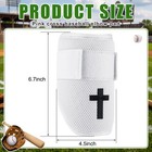 Baseball Elbow Guard Youth Softball With Cross White