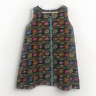 Mexican Designer Graciela Arroyo Hand Embroidered Tunic Dress Colorful Huipil