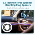 2   6 5  Plastic Speaker Spacer Rings Bracket Subwoofer Custom Mounting Adapter