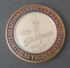 1996 Stratosphere 999 Fine Silver  10 Gaming Token Top Of The World Las Vegas Nv