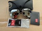 Ray Ban Classic Aviator Sunglasses Brush Grey Frame With Silver Lenses Rb3026