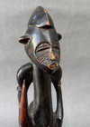 Nice Quality West African Tribal Art Carved Wooden Senufo Figure On Horse Back