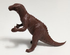Iguanodon Marx Dinosaur Vintage 1960s Brown Plastic Prehistoric Playset Figure