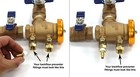 Schrader Valve To Npt Adapter Winterize Blow Out Backflow Preventer   Sprinkler