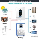 15kwh Lifepo4 Battery 51 2v 300ah   12kw Solar Inverter Off Grid Hybrid 48v Wifi