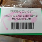 East Lake Hand Carved Arched Wood Header Pediment Architectural Salvage 26x13 
