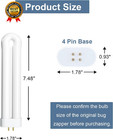 Bug Zapper Light Bulb Replacement For 15w Bug Zapper With 4-pin Base  Ful 15w-bl