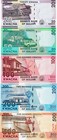 Malawi Set  set  1  20  50  100  200  500 Kwacha  2017-2022  Unc  5 Note Set