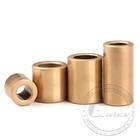 Metric Oilite Plain Bronze Sintered Bearing Bushe Series Self Lubricating Sleeve