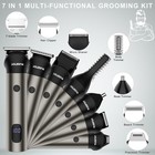 Professional Hair Clipper Beard Trimmer 7 In 1 Trimmer Cordless Electric Shaver